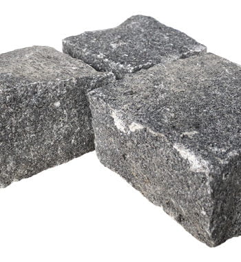 pavés granit noir