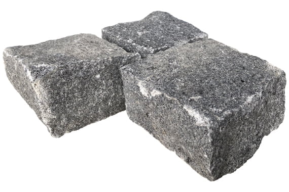 pavés granit noir