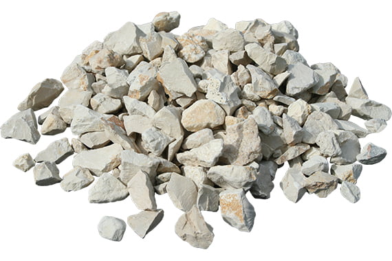granulats décoratifs calcaire jaune beige