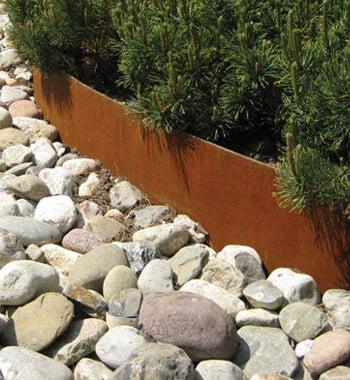 bordures Corten - bordures de jardin aquisteel