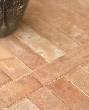 pavés briquettes vieillies à la main - AQUITER