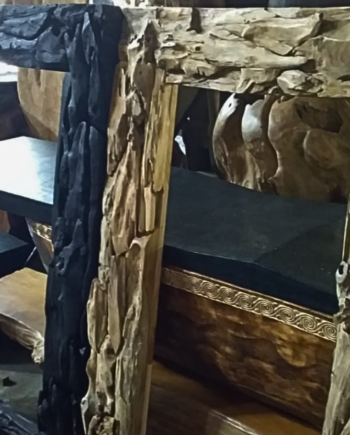 Miroir en teck - Aquiter